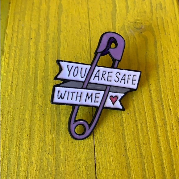 Jewelry - 3/$15 You are safe with me Pin!